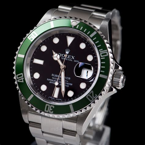 rolex submariner green bezel limited edition|Rolex Submariner 41mm green bezel.